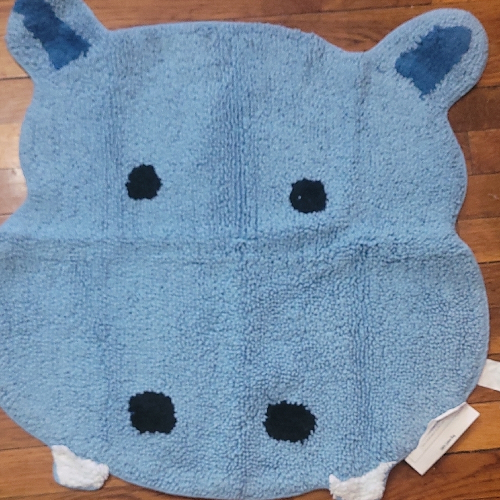 Blue Hippo Safari Bath Mat
